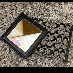 Coach compact mirror